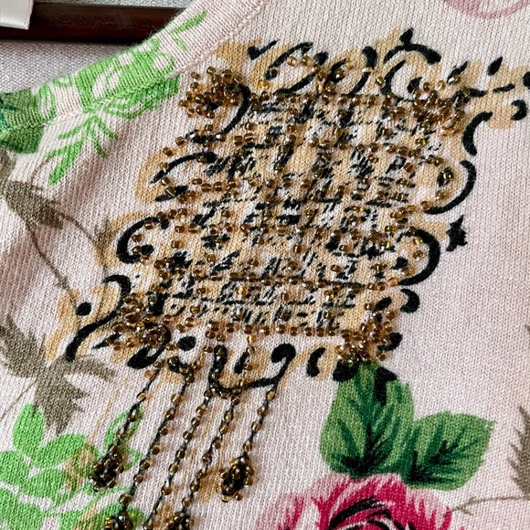 Parfait Floral Print Cardigan - Size Large - Picture 5 of 10